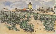 Vincent Van Gogh, The Mill of Alphonse Daudet at Fontevieille (nn04)